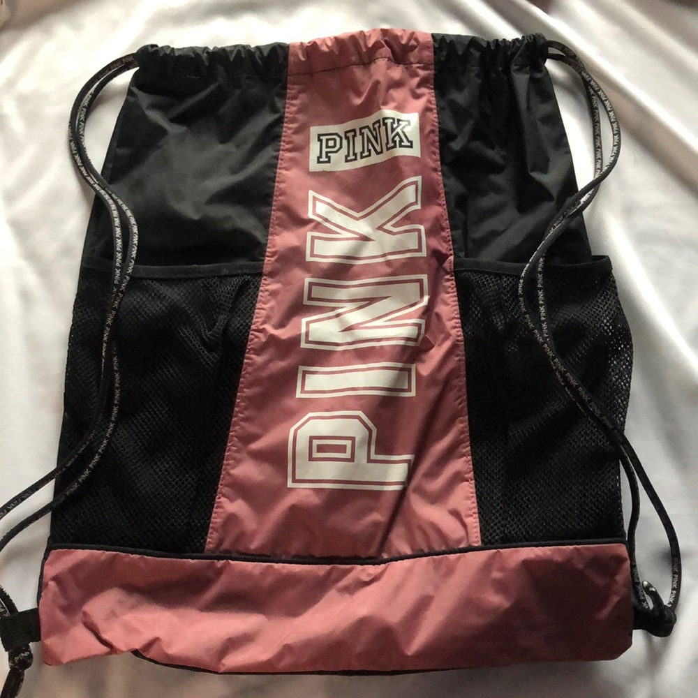 PINK drawstring bag